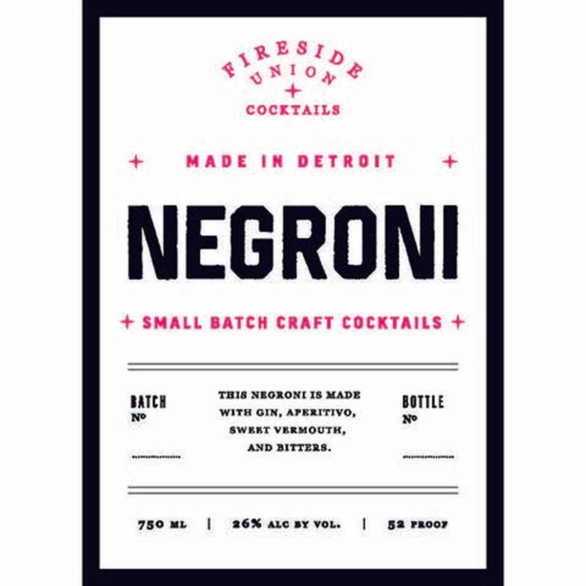 Fireside Union Negroni - 750ML BTL