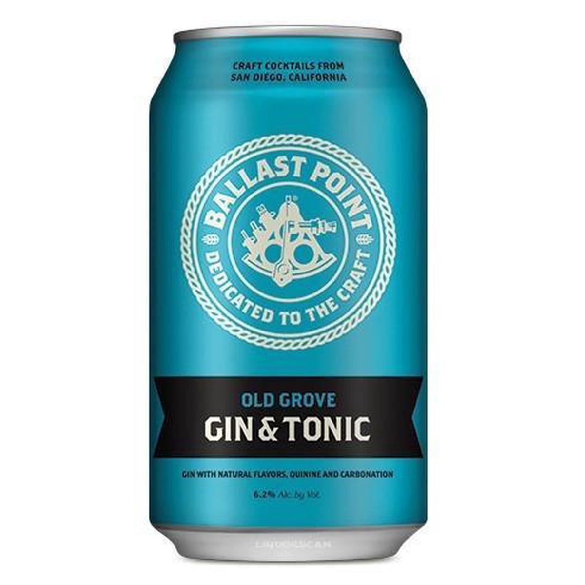 Ballast Point Old Grove Gin & Tonic - 4PK 12OZ CAN