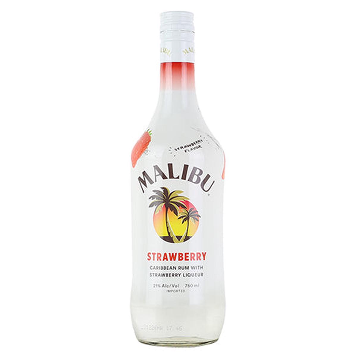 Malibu Strawberry Rum - 750ML BTL