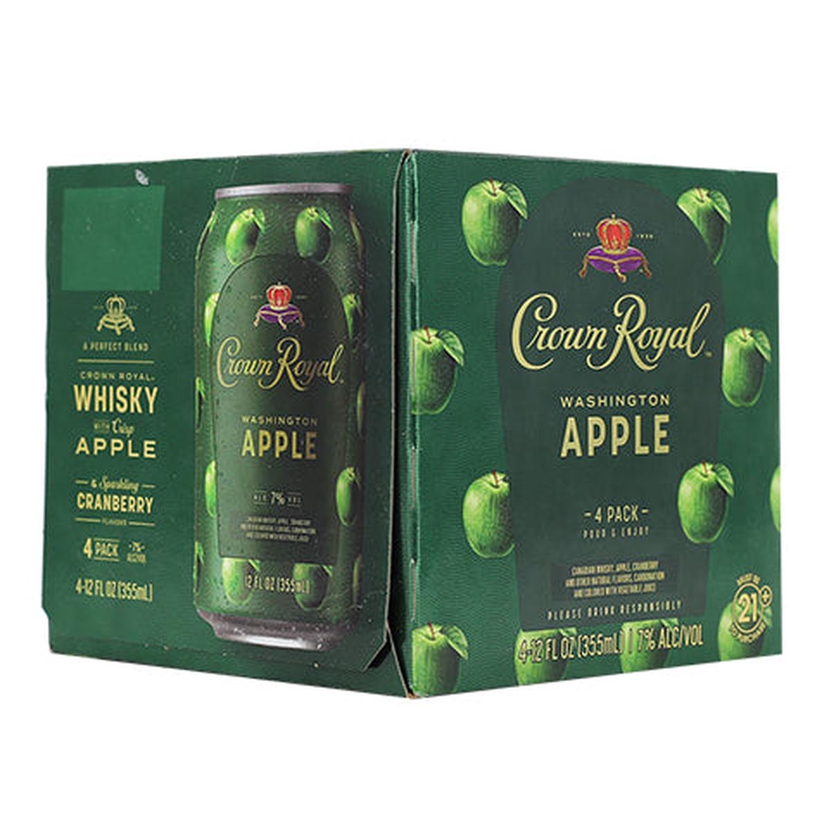 Crown Royal Crisp Apple RTD - 4PK 12OZ CAN