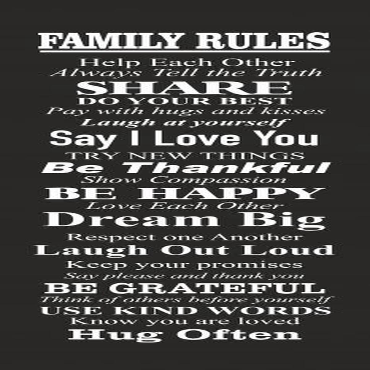 Family rules