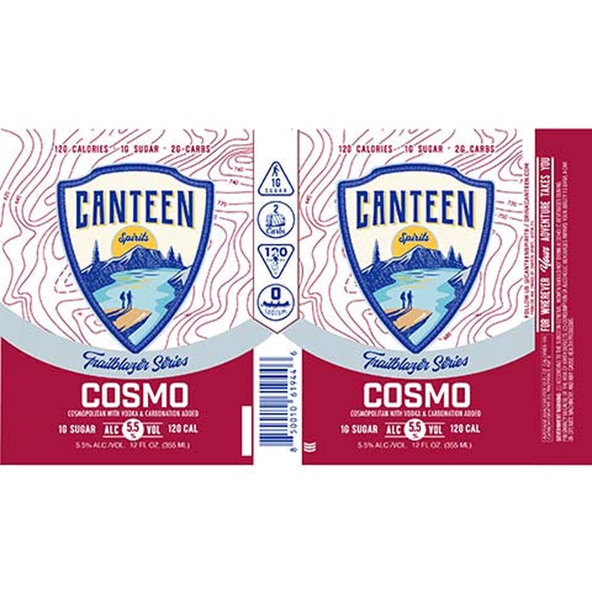 Canteen Spirits Cosmo - 12OZ SINGLE CAN