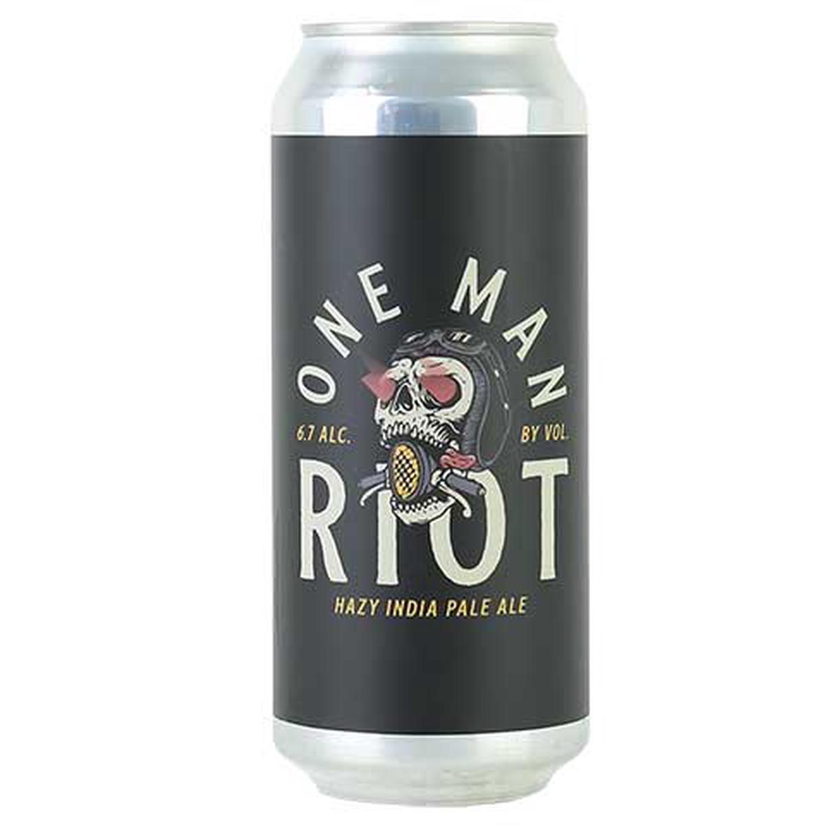 Mason Aleworks One Man Riot Hazy IPA - 16OZ SINGLE CAN