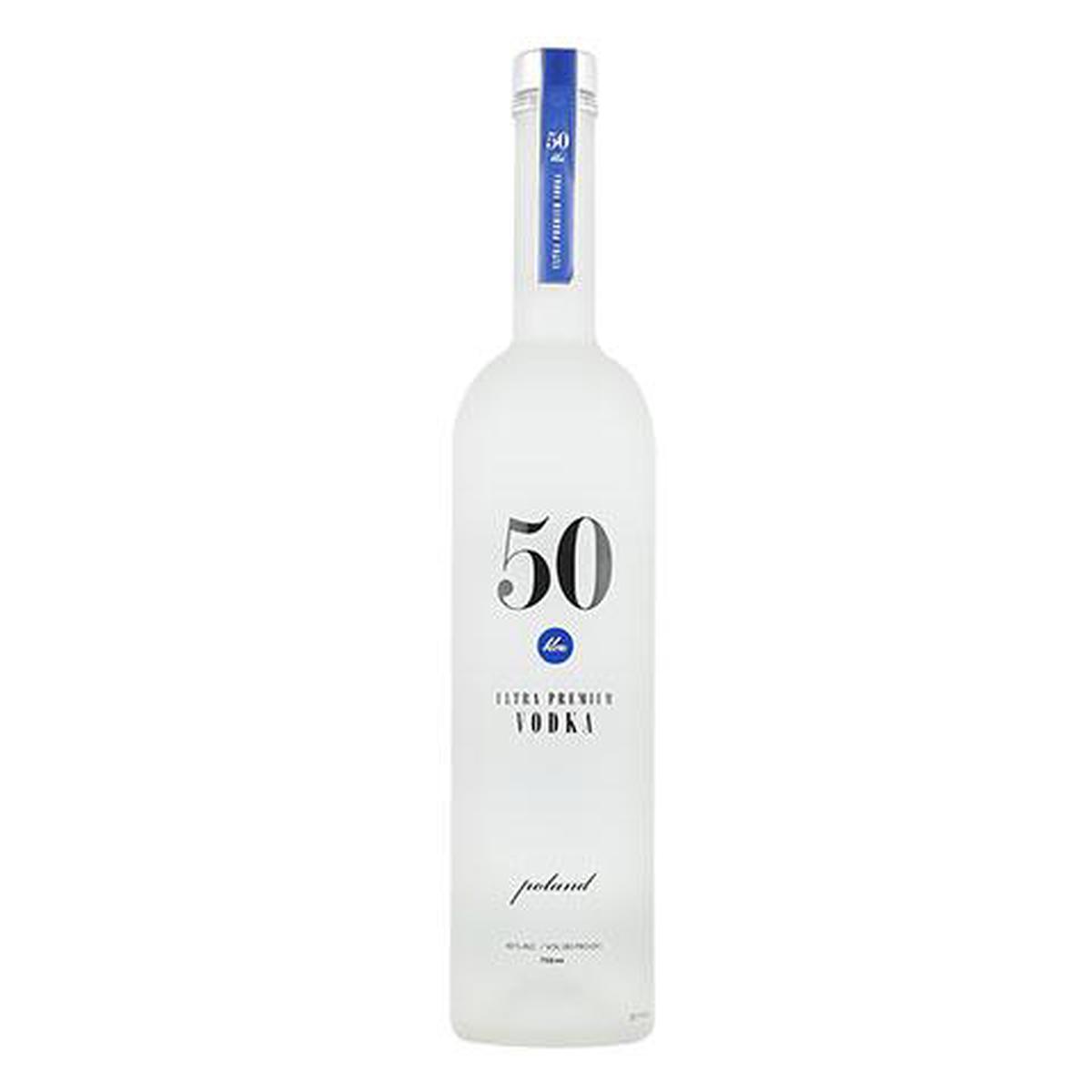 50 Bleu Ultra Premium Vodka - 750ML BTL