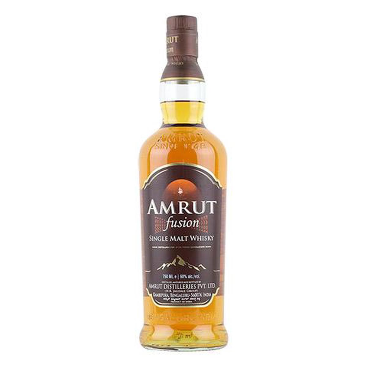 Amrut Fusion Single Malt Whisky - 750ML BTL