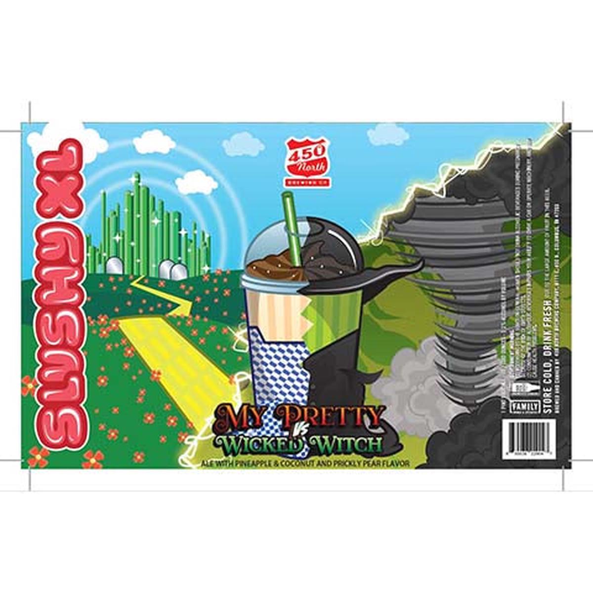 450 North Slushy XL My Pretty Vs Wicked Witch Sour - 16OZ SINGLE CAN