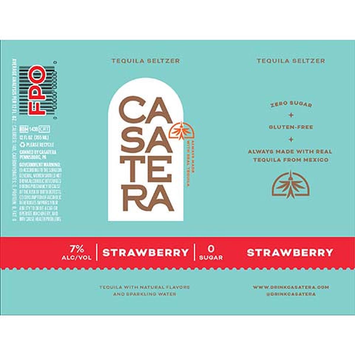 Casatera Strawberry - 12OZ SINGLE CAN