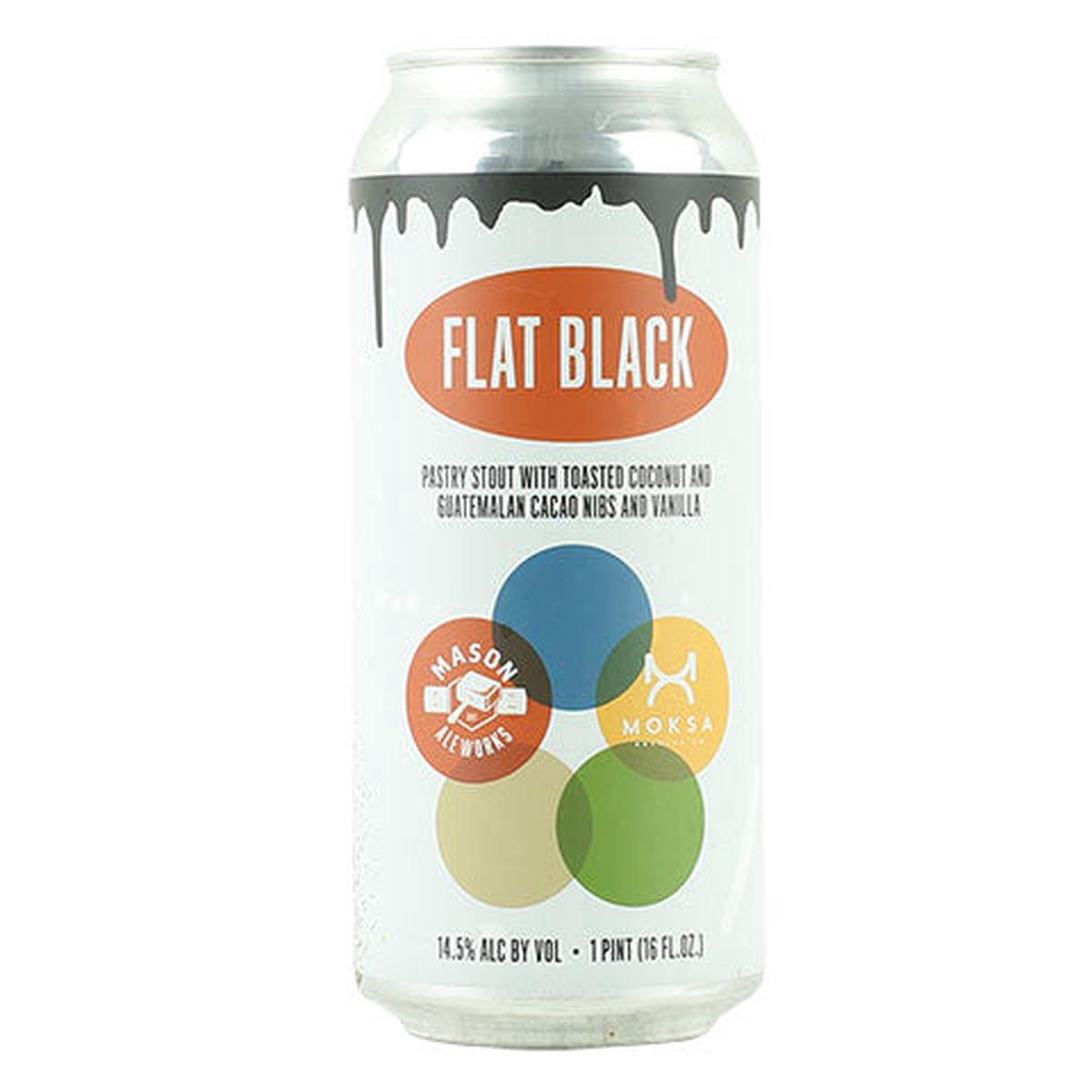 Mason Aleworks / Moksa Flat Black Stout - 16OZ SINGLE CAN