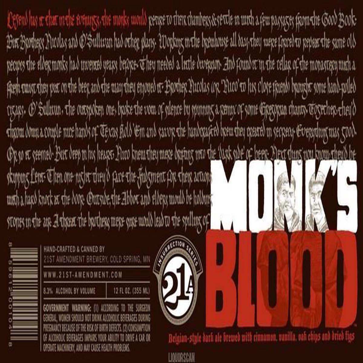 21st Amendment Monks Blood