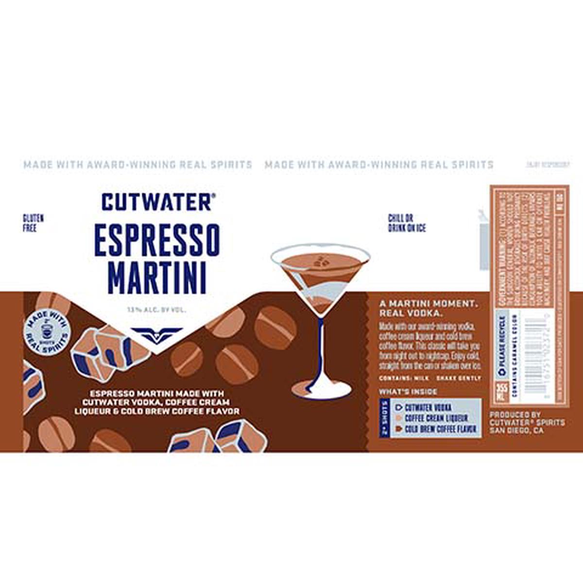 Cutwater Espresso Martini - 12OZ CAN