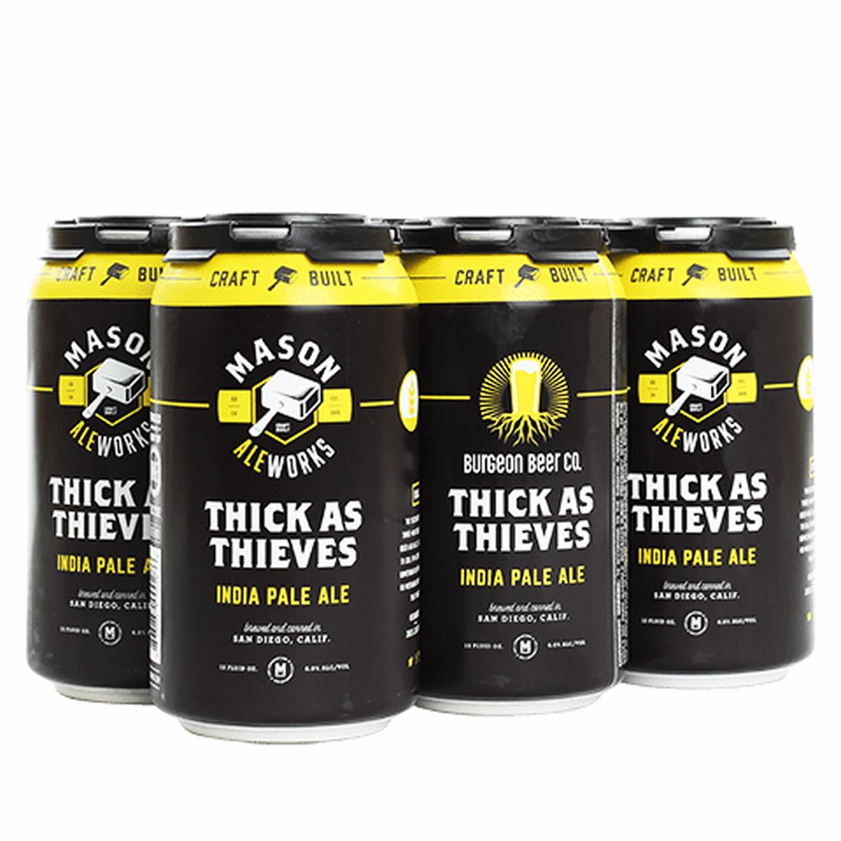 Mason Aleworks / Pure Project / Burgeon Beer Co. Thick as Thieves - 6PK 12OZ CAN