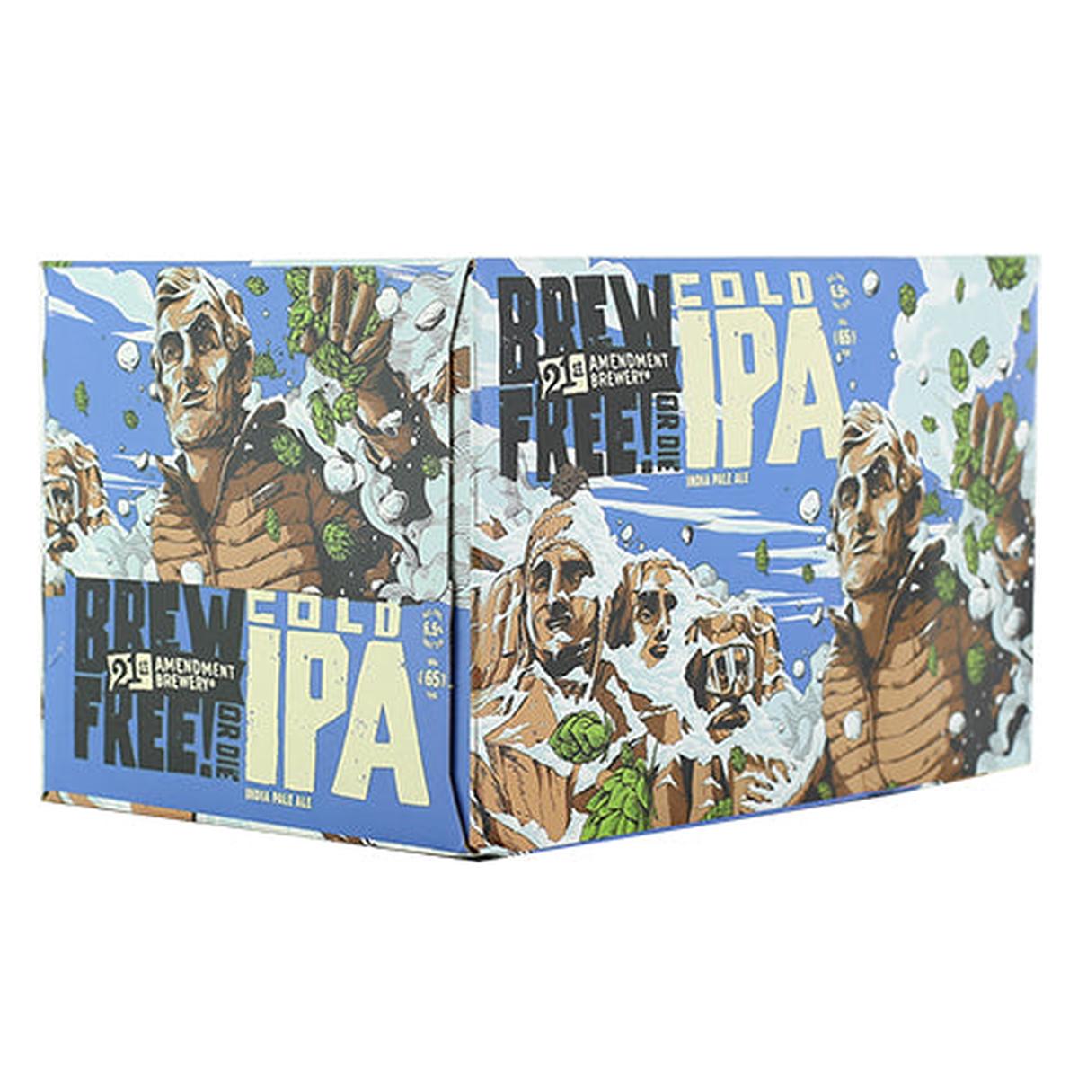 21st Amendment Brew Free! Or Die Cold IPA - 19.2OZ SINGLE CAN