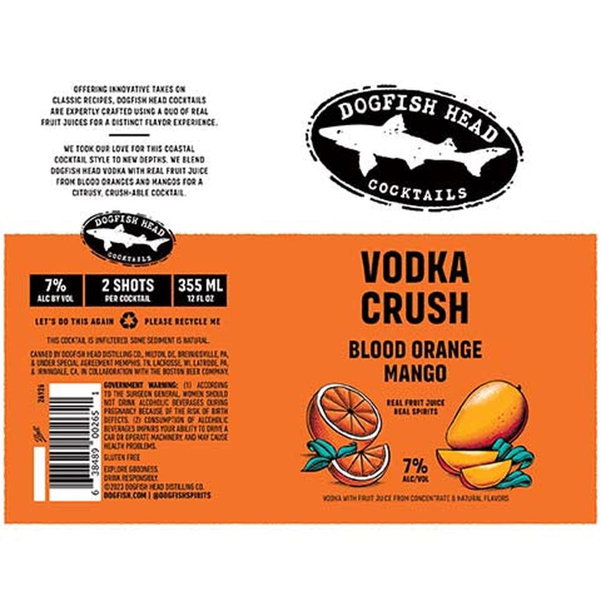 Dogfish Head Vodka Crush - 12OZ SINGLE CAN
