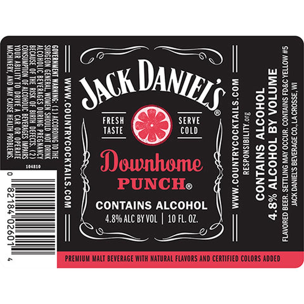 Jack Daniel's Downhome Punch - 10OZ SINGLE CAN