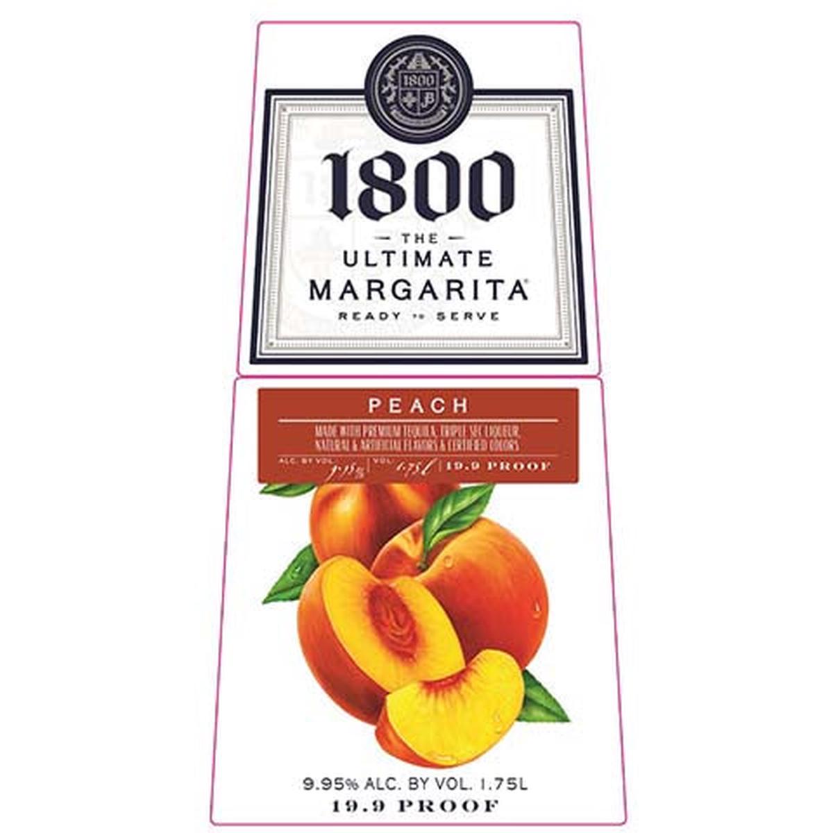 1800 The Ultimate Margarita Peach - 1.75L BTL