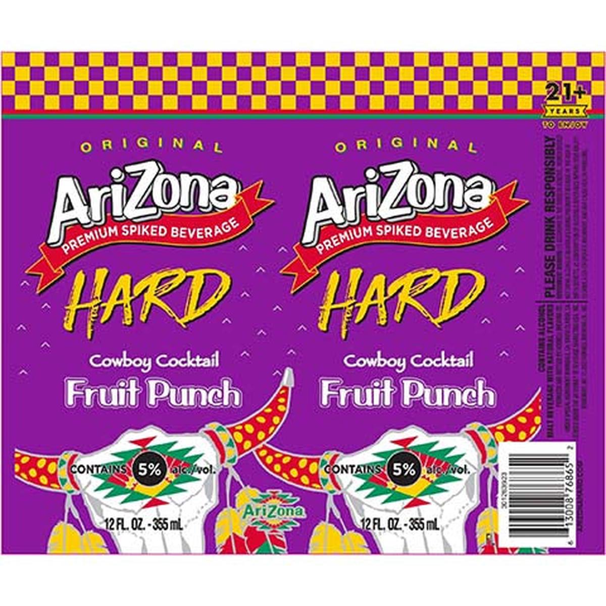 Hornell Arizona Hard Fruit Punch - 12OZ SINGLE CAN
