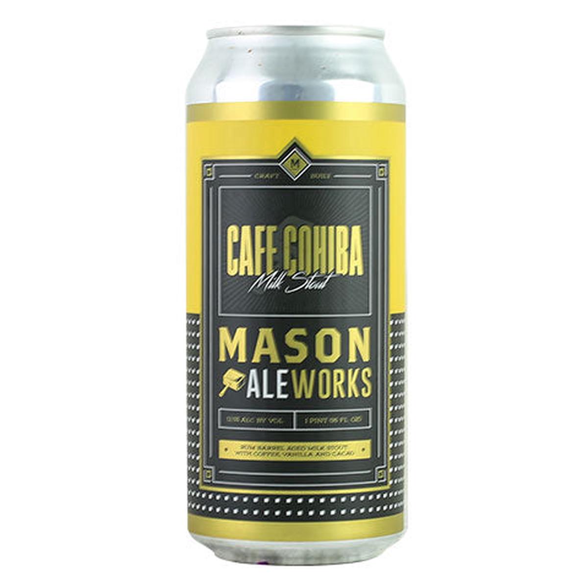 Mason Aleworks Cafe Cohiba Barrel-Aged Milk Stout - 16OZ SINGLE CAN