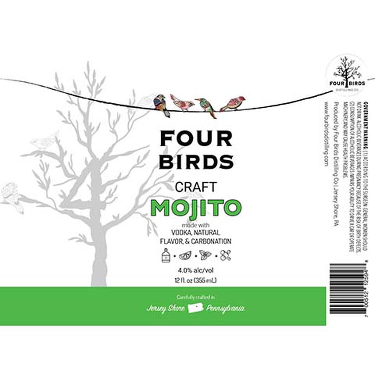 Four Birds Craft Mojito - 12OZ SINGLE CAN