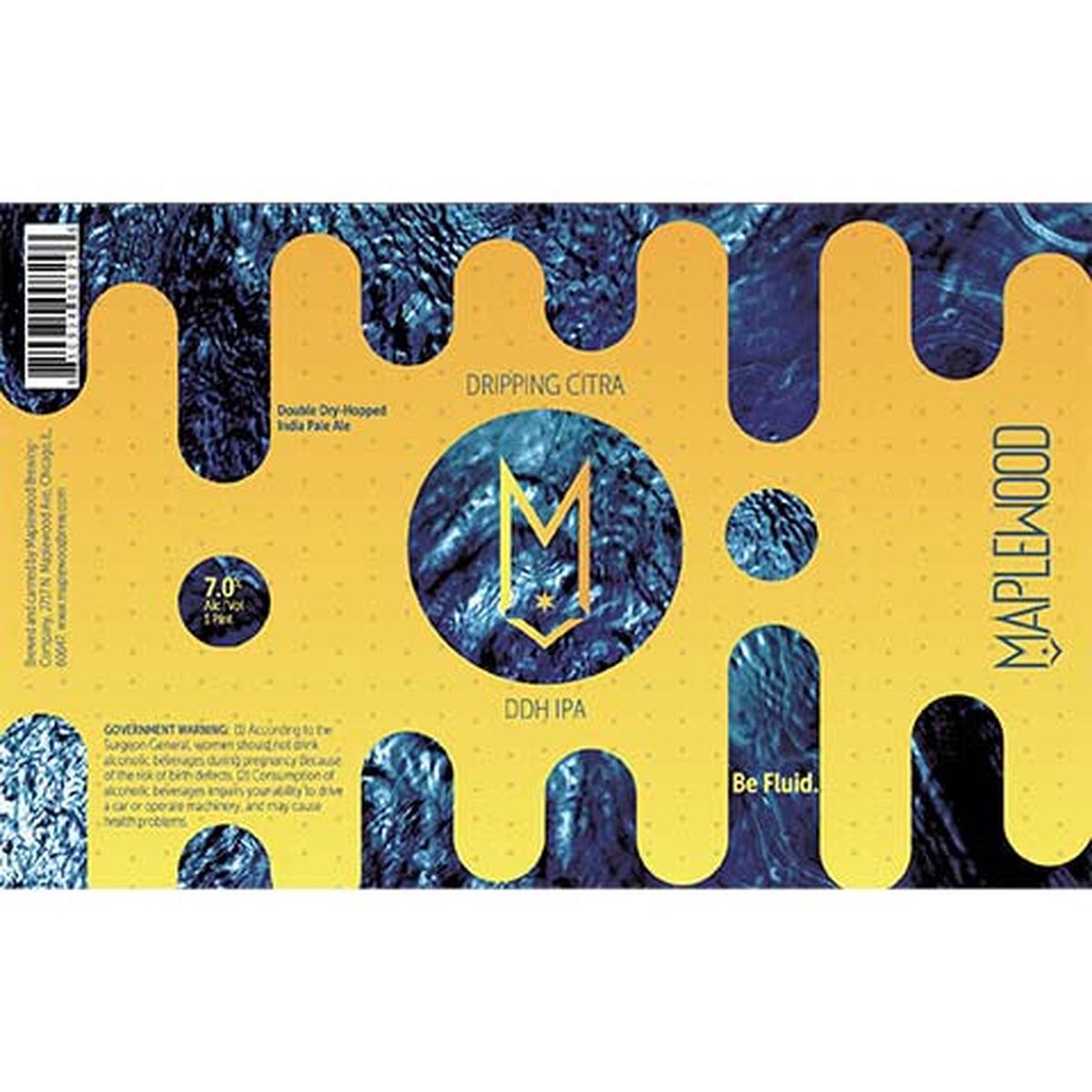 Maplewood Dripping Citra IPA - 16OZ SINGLE CAN