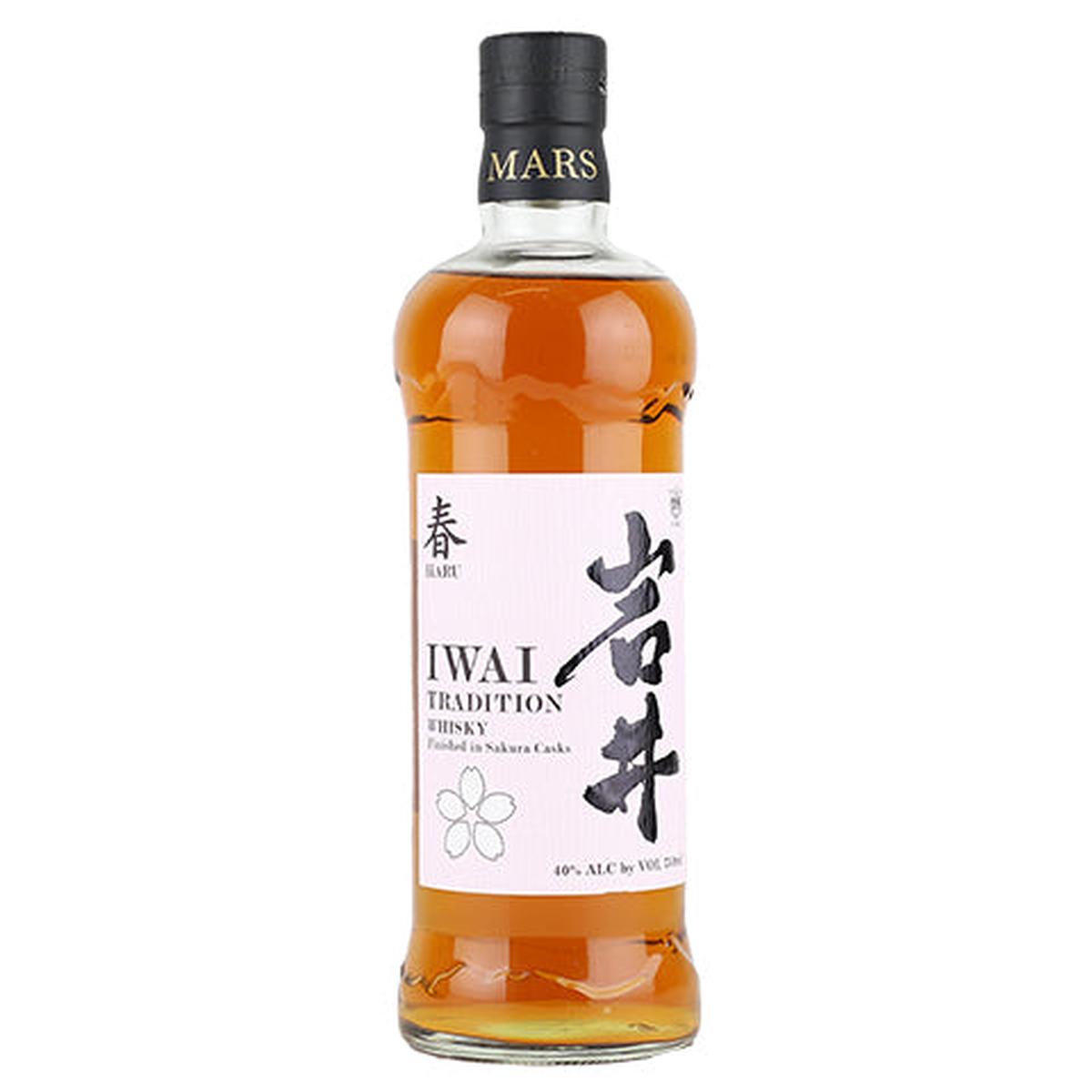 Mars IWAI Tradition: Haru Sakura Cask Japanese Whisky - 750ML BTL