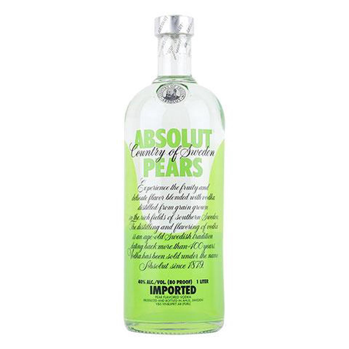 Absolut Swedish Pears Vodka - 1L BTL