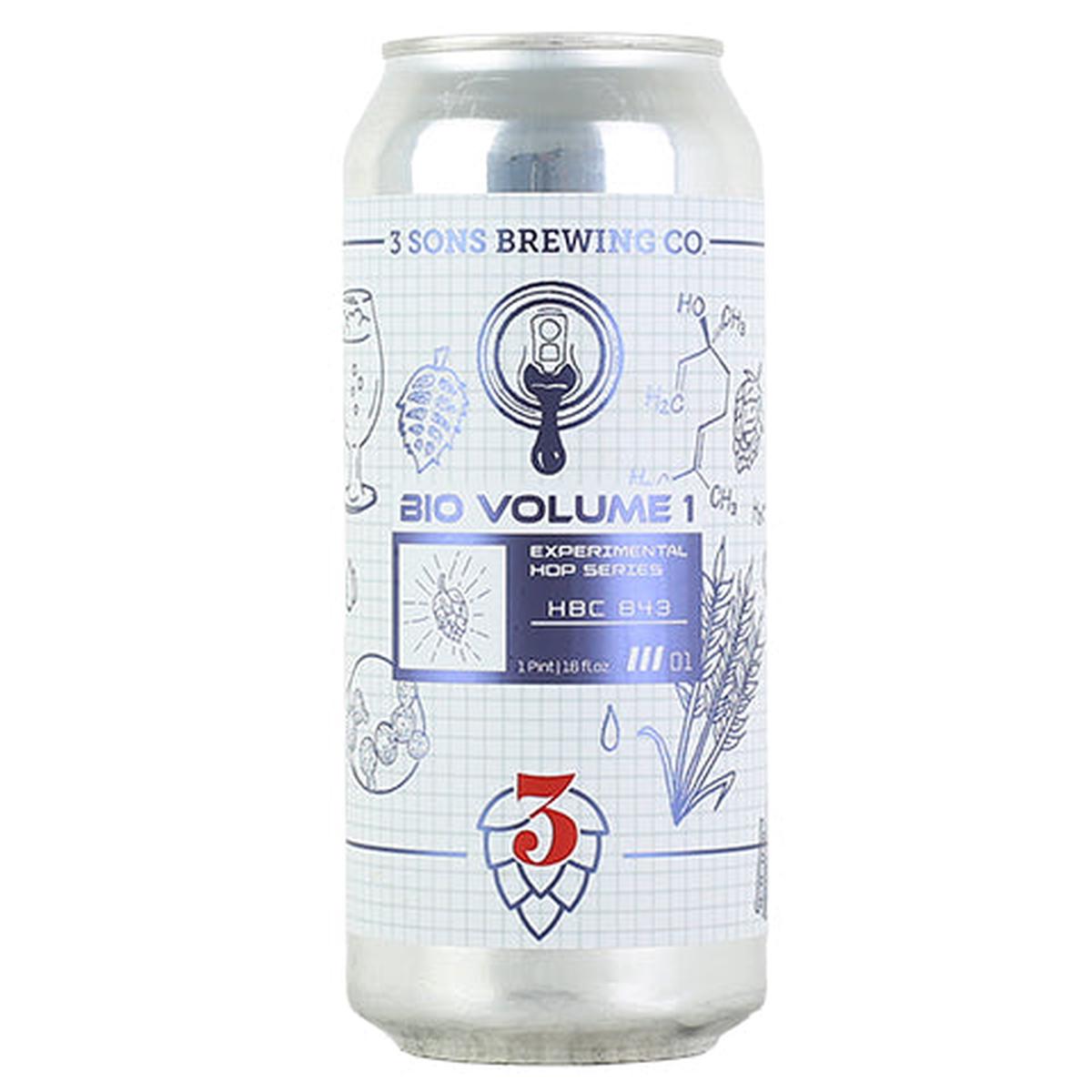 3 Sons The Bio Volume 1 Hazy IPA - 16OZ SINGLE CAN