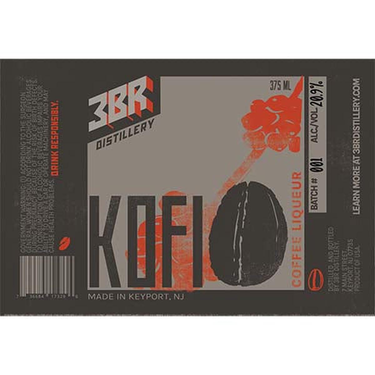 3BR Kofi Coffee Liqueur - 375ML BTL