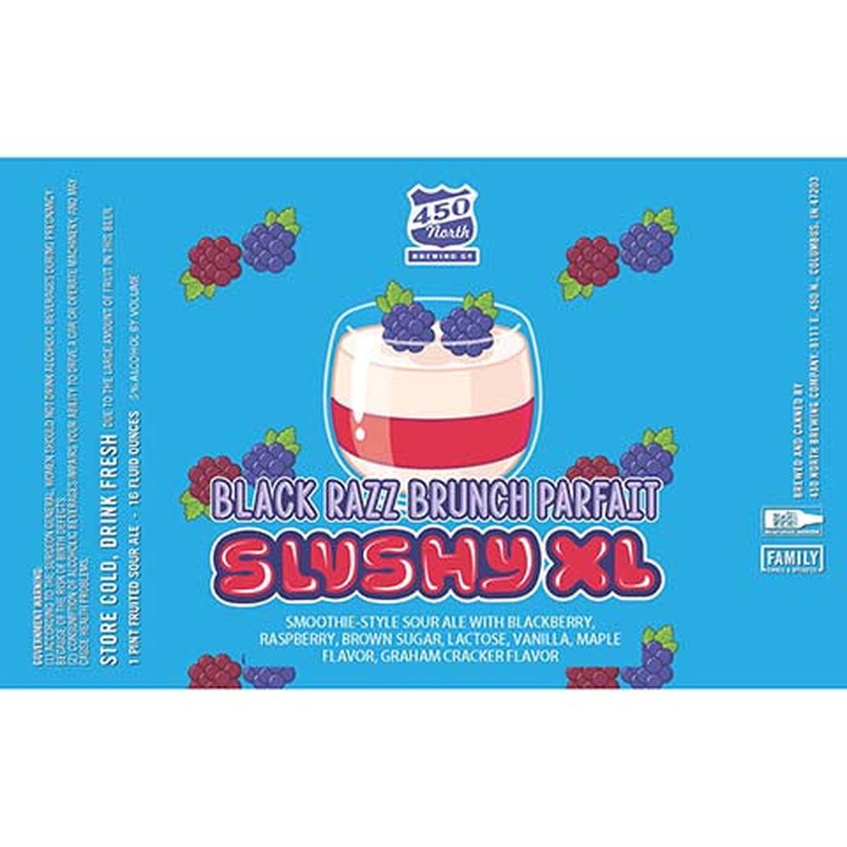 450 North Black Razz Brunch Parfait Slushy XL Sour Ale - 16OZ SINGLE CAN