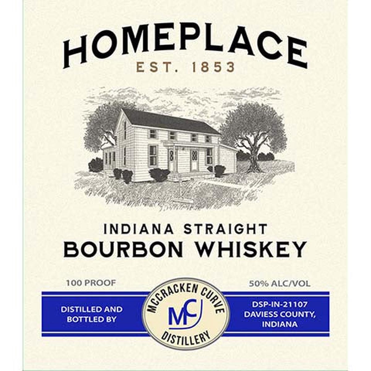 Mccracken Curve Homeplace Indiana Straight Bourbon Whiskey - 750ML BTL
