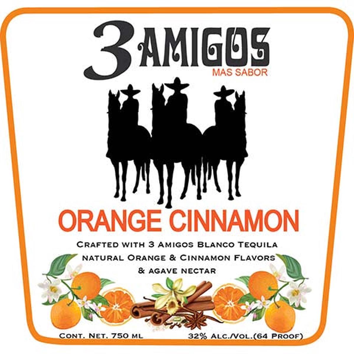3 Amigos Orange Cinnamon - 750ML BTL