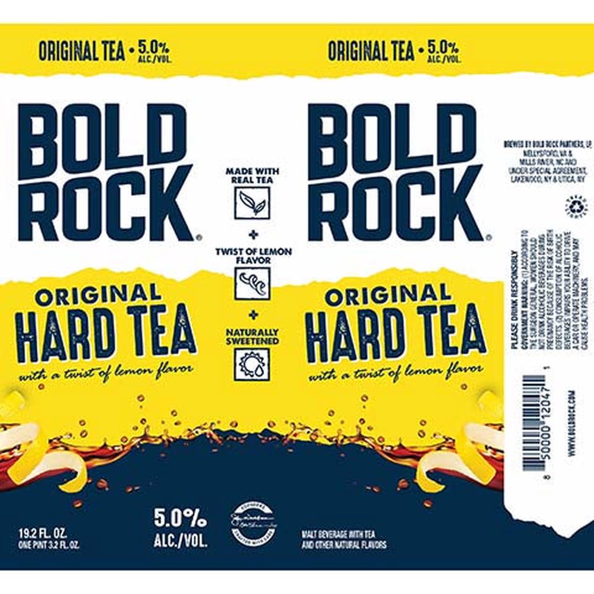 Bold Rock Original Hard Tea - 19.2OZ BTL