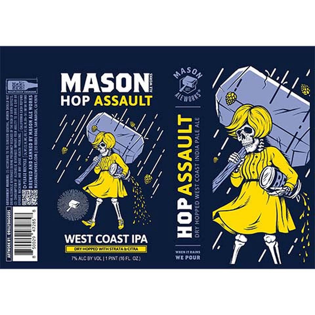 Mason Aleworks Hop Assault IPA - 16OZ SINGLE CAN