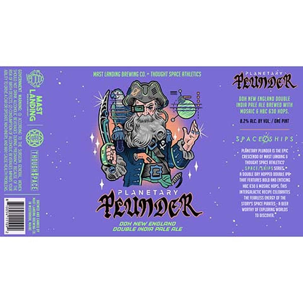 Masthead Planetary Plunder DDH New England DIPA - 16OZ SINGLE CAN
