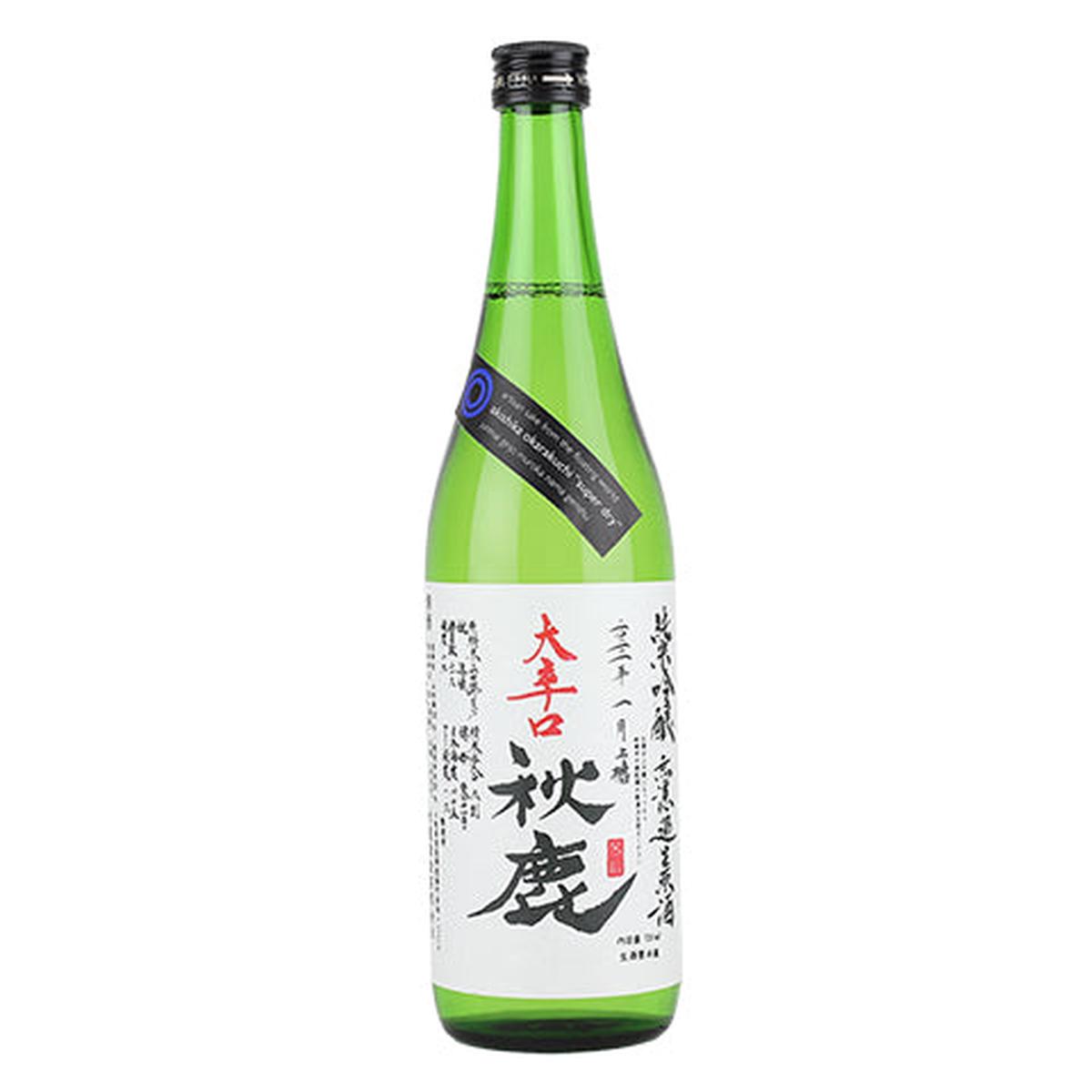Akishika 'Okarakuchi' Super Dry Junmai Ginjo Muroka Nama Genshu Sake - 720ML BTL