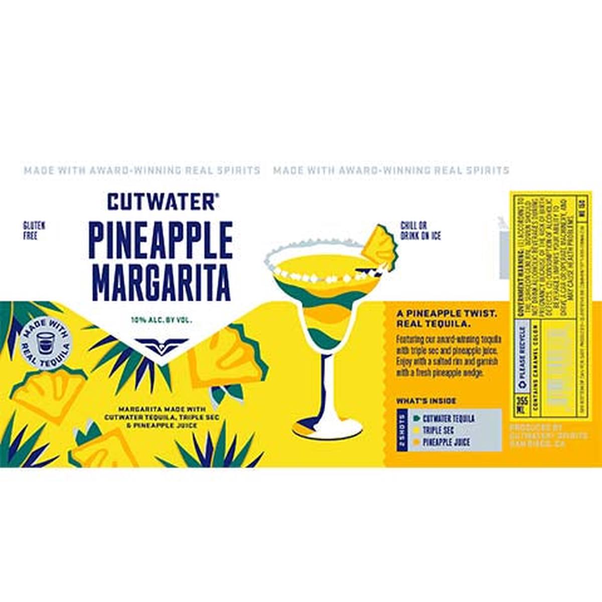 Cutwater Pineapple Margarita - 355ML CAN