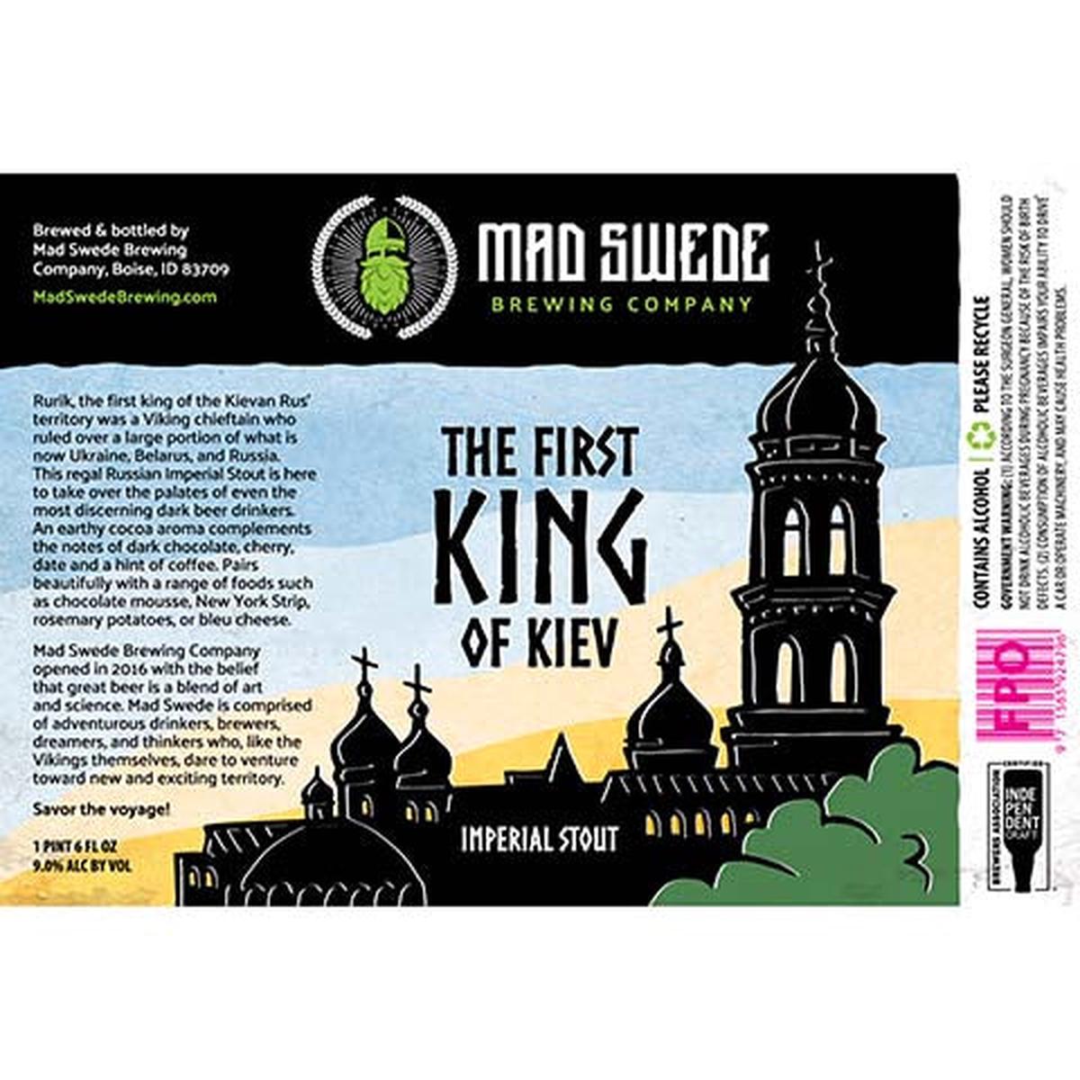 Mad Swede The First King Of Kiev Imperial Stout - 22OZ SINGLE BTL