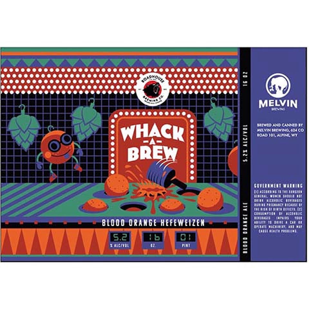 Melvin Whack A Brew Blood Orange Hefeweizen - 16OZ SINGLE CAN