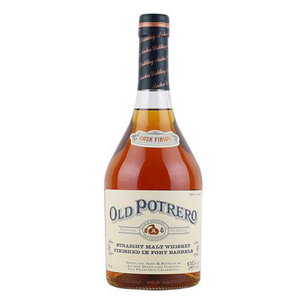 Anchor Old Potrero Straight Malt Whiskey Finished In Port Barrels - 750ML BTL