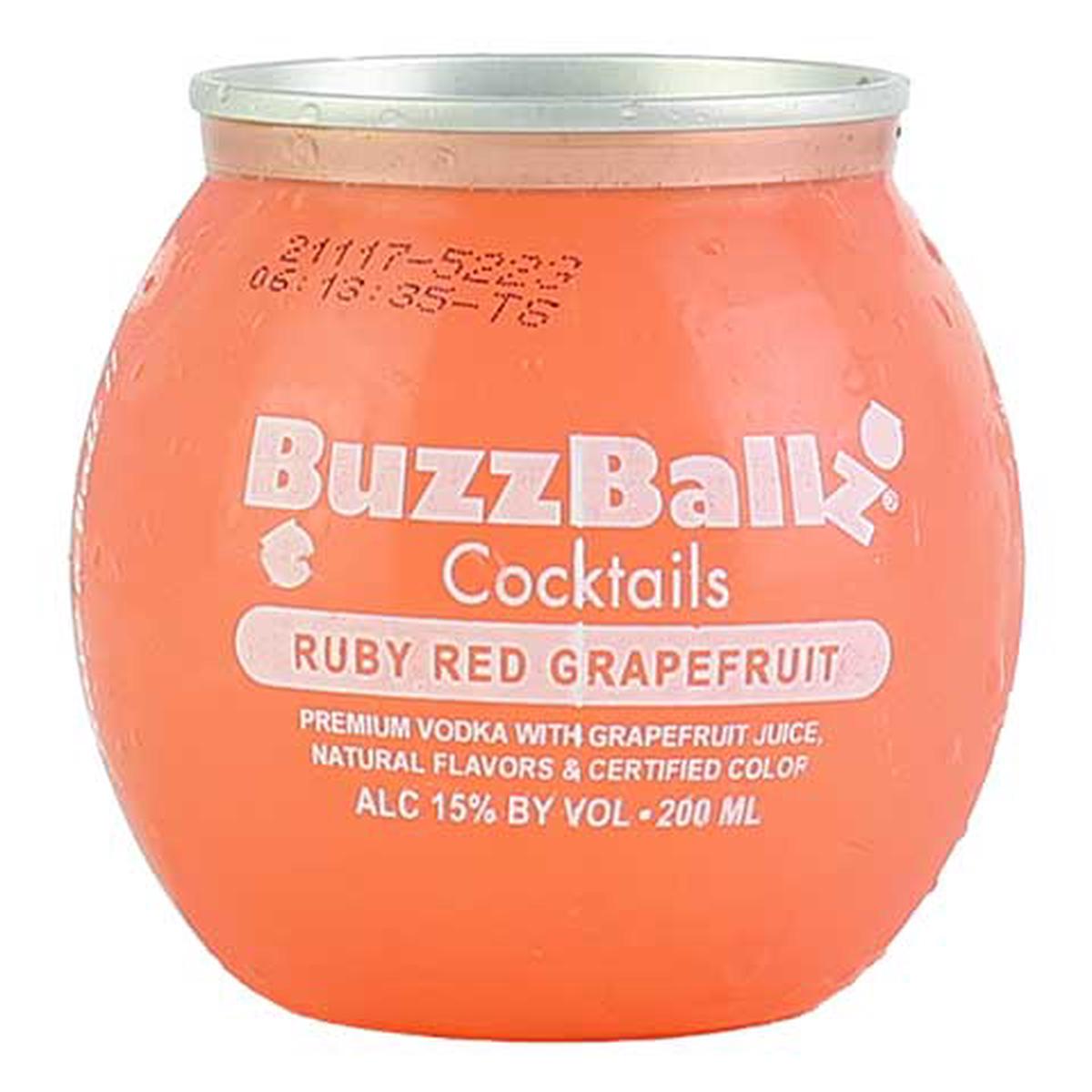 Buzzballz Ruby Red Grapefruit - 200ML BTL