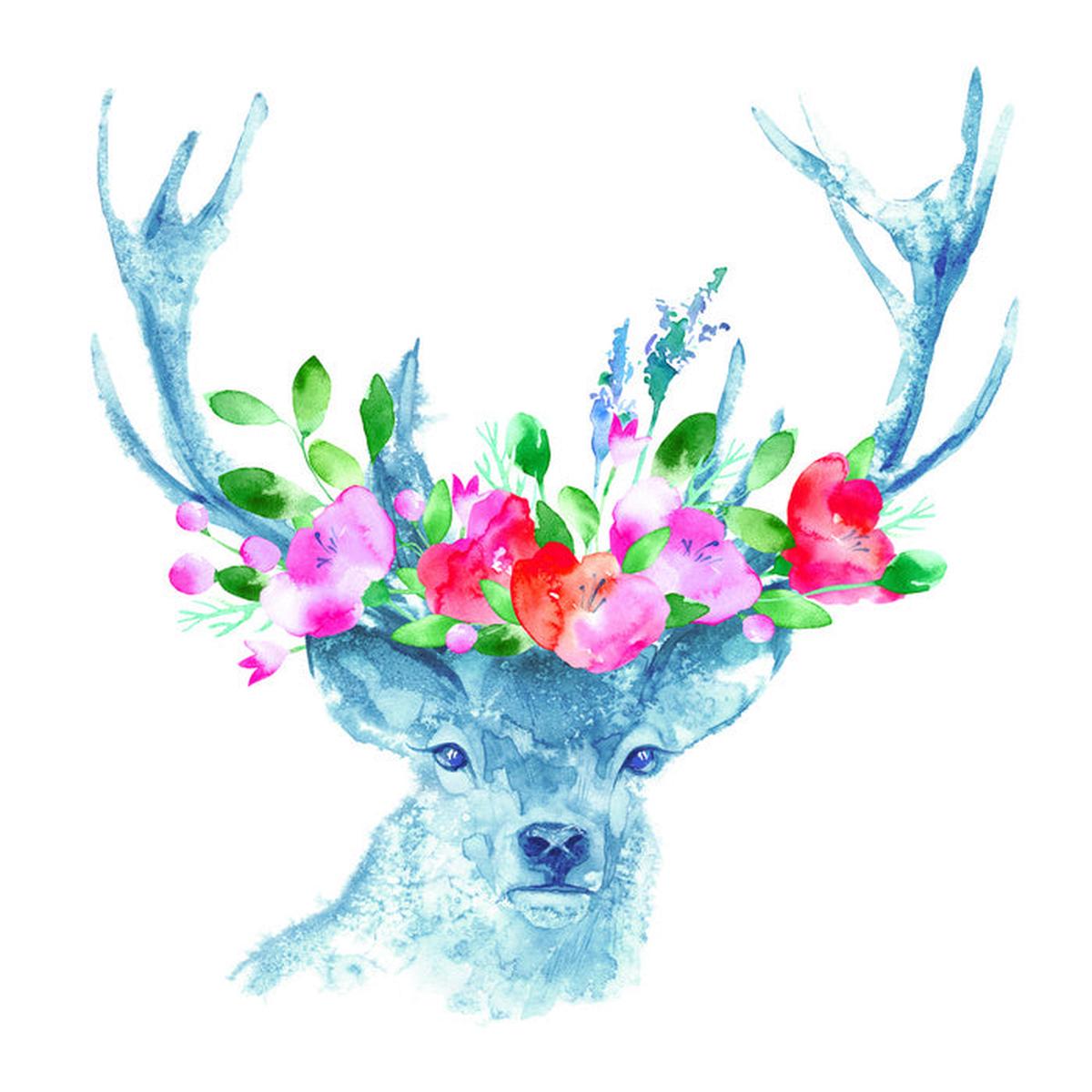 Floral doe