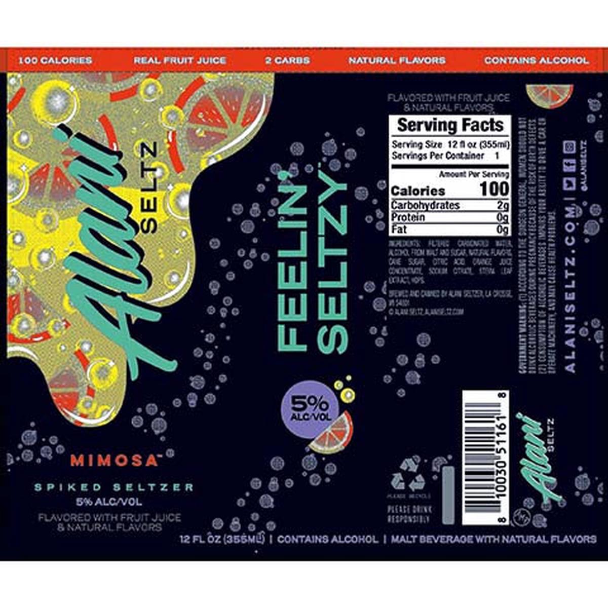 Alani Seltz Mimosa - 12OZ SINGLE CAN