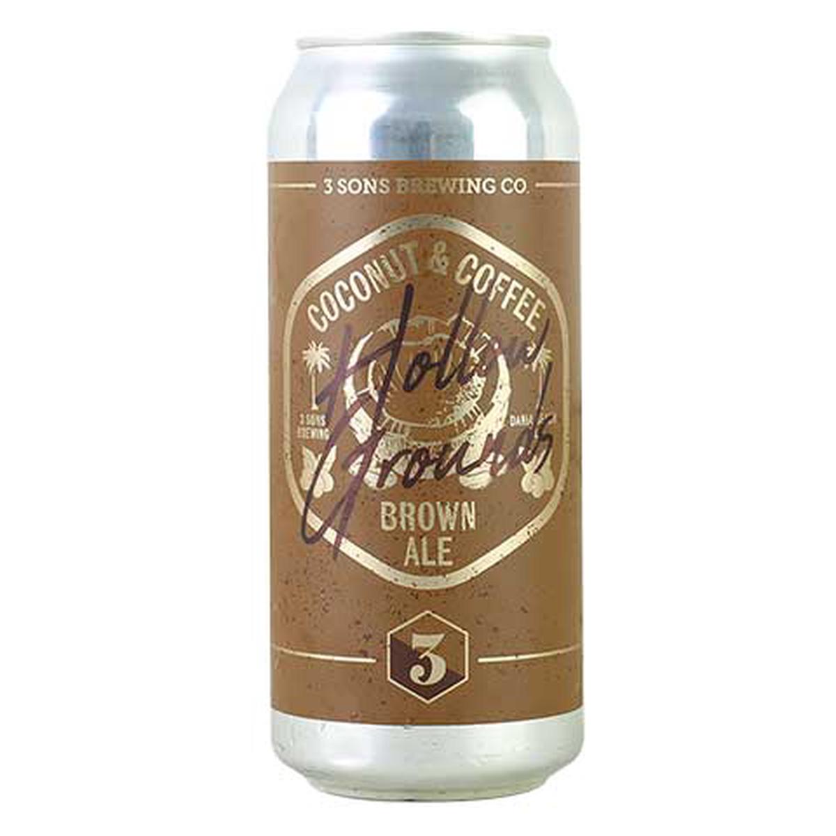3 Sons Hollow Grounds Brown Ale - 16OZ SINGLE CAN