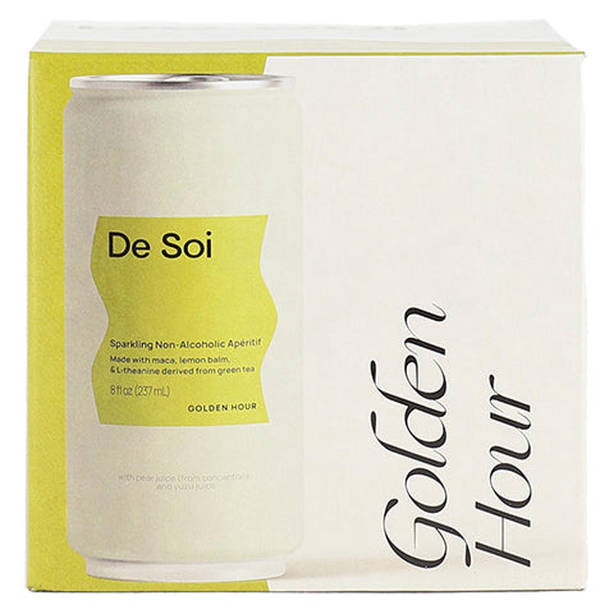 De Soi 'Golden Hour' Sparkling Non-Alcoholic Aperitif - 4PK 8OZ CAN