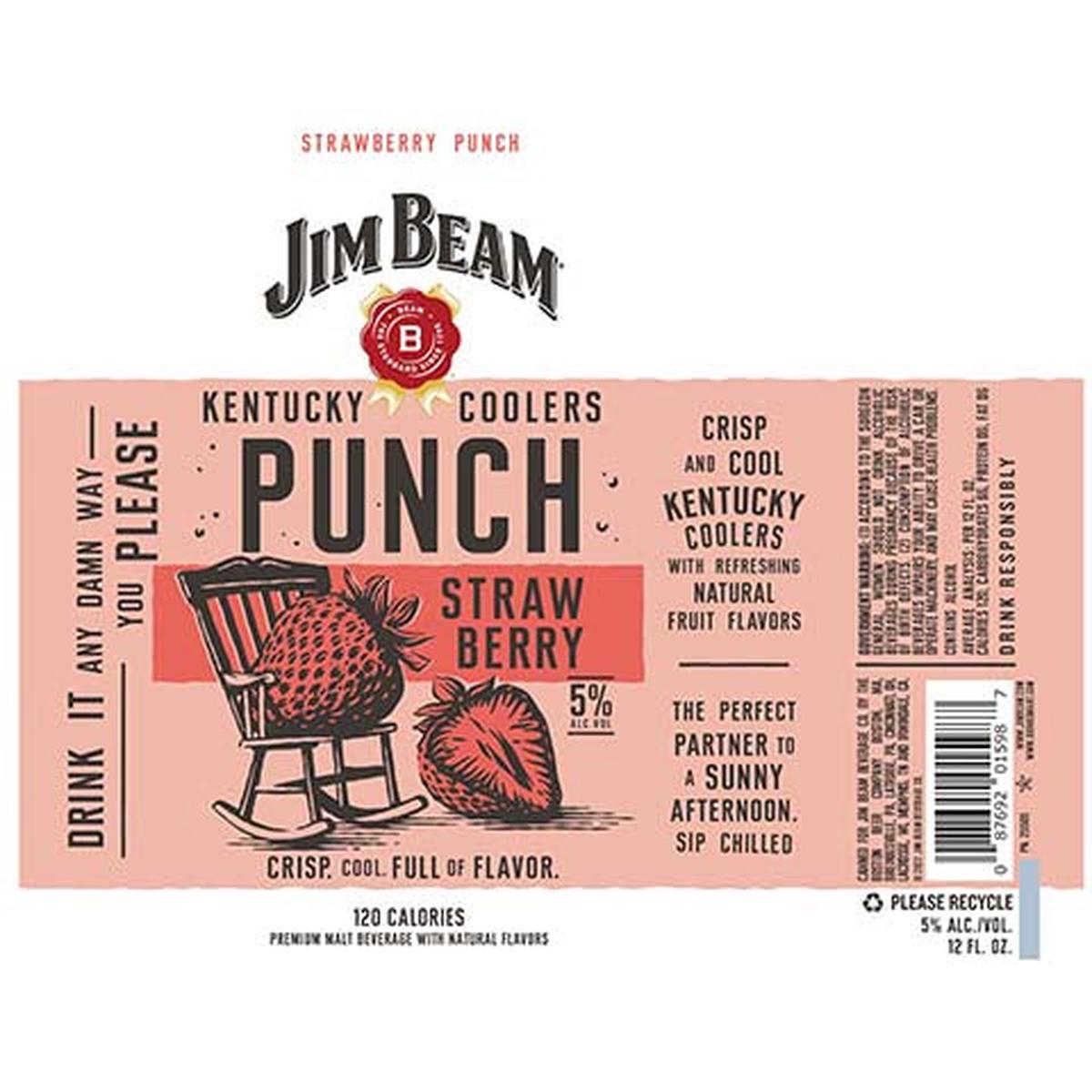 Jim Beam Strawberry Punch - 12OZ SINGLE CAN