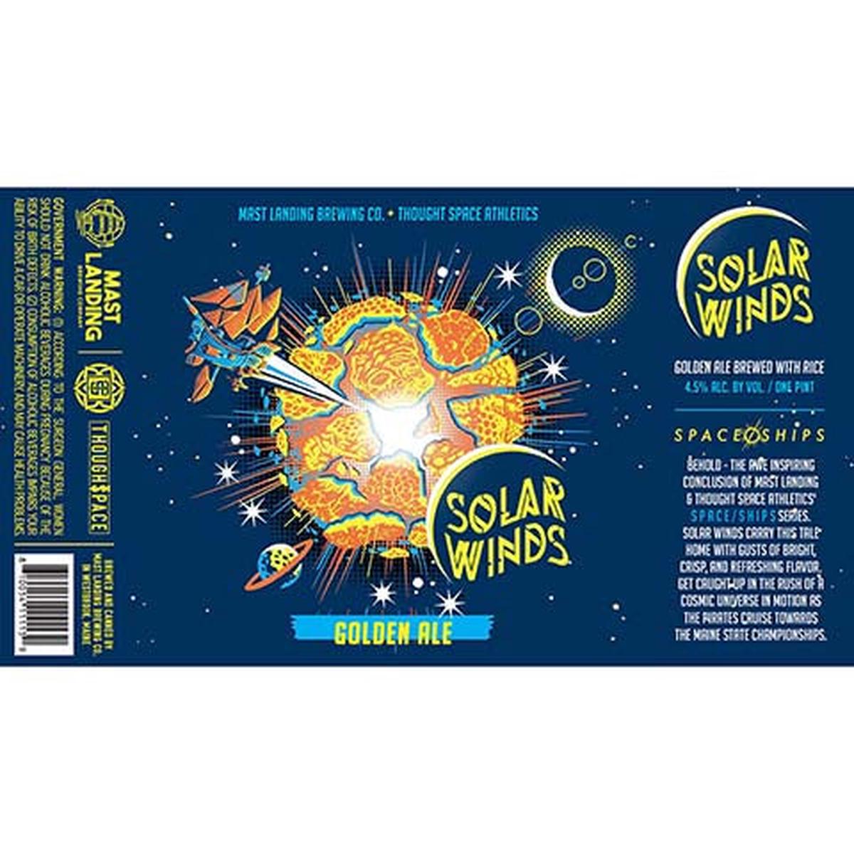 Mast Landing Solar Winds Golden Ale - 16OZ SINGLE CAN