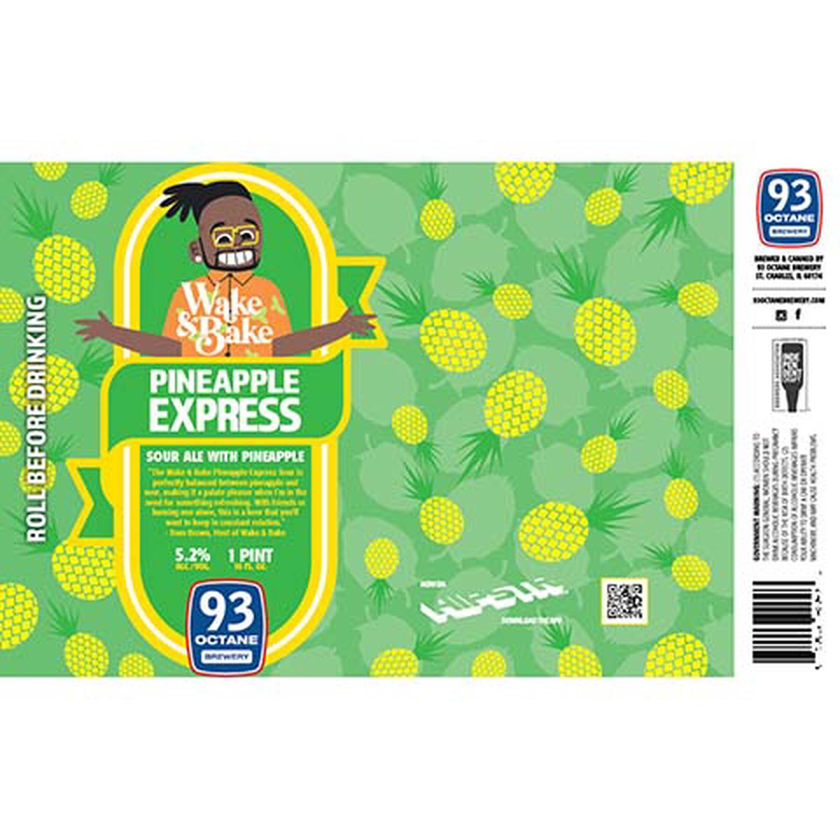 93 Octane Pineapple Express Sour Ale - 16OZ SINGLE CAN