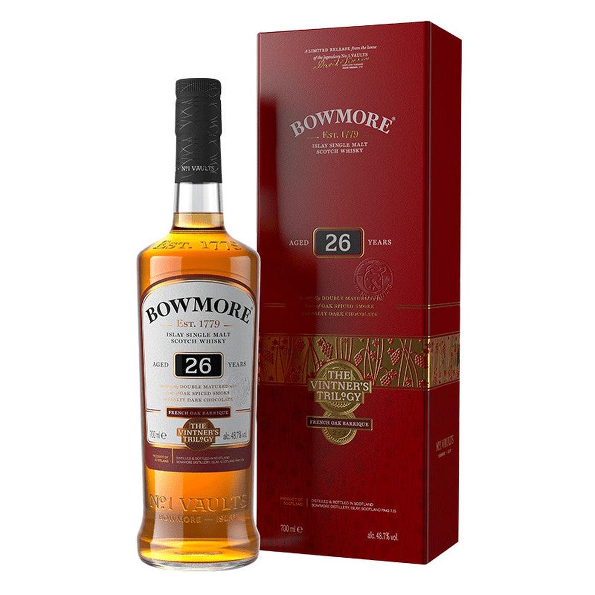 Bowmore 26 Year Old The Vintner's Trilogy #2 French Oak Barrique Islay Single Malt Scotch Whisky - 750ML BTL