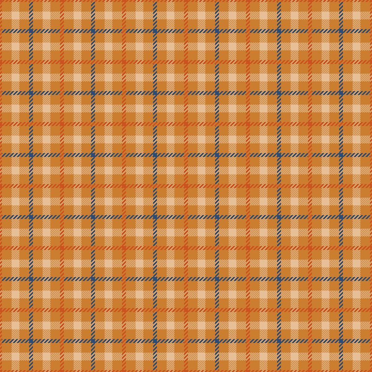 Fall Plaid Pattern #5 Fabric