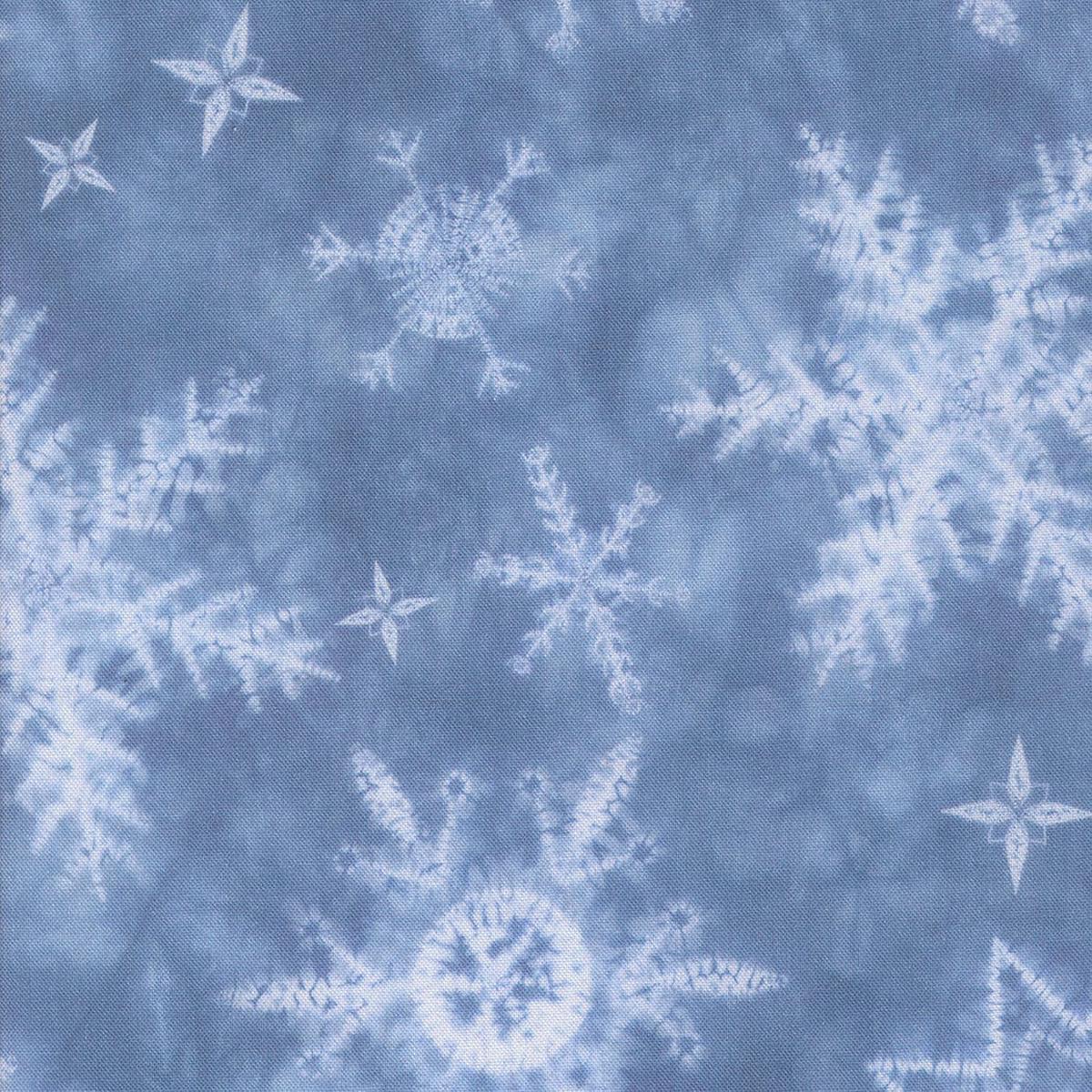 Moda Winter Chill – Snowflakes Shibori Glacier 48100 11