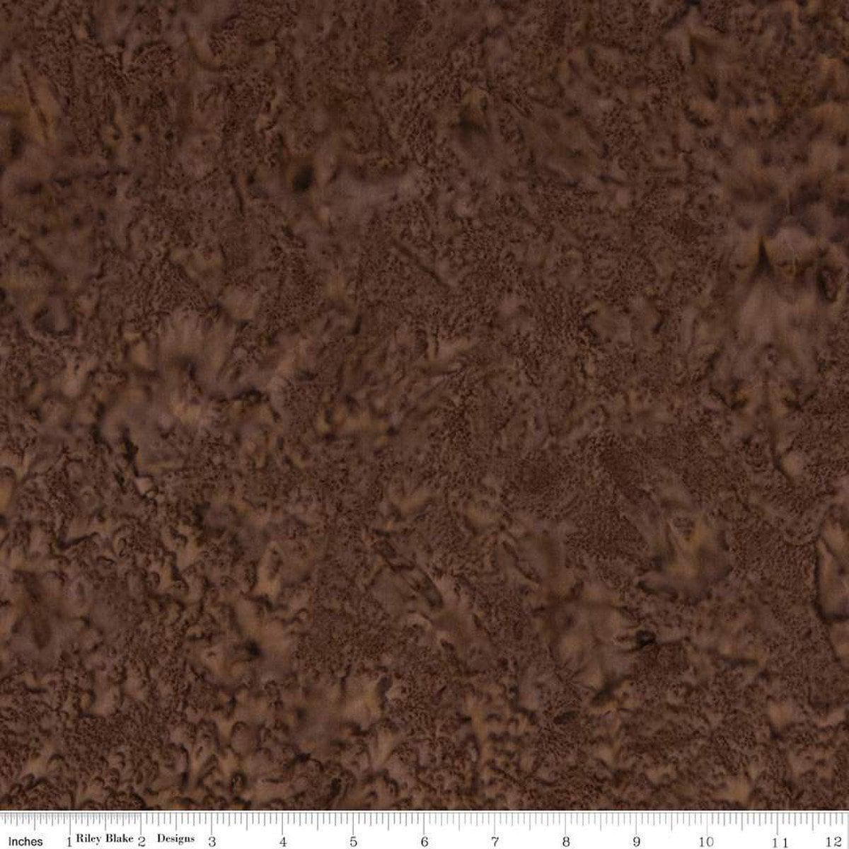 SALE Batiks Expressions Hand-Dyes BTHH197 Coffee – Riley Blake Designs – Hand-Dyed Print – Quilting Cotton Fabric